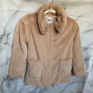 Justify girls Cozy Tan Teddy Jacket